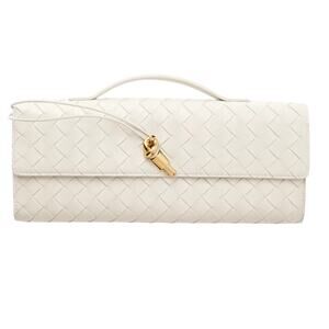 Few Moda East West Clutch With Crossbody Strap, Cream, NWT